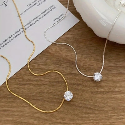 Moissanit kő nyaklánc Cléa