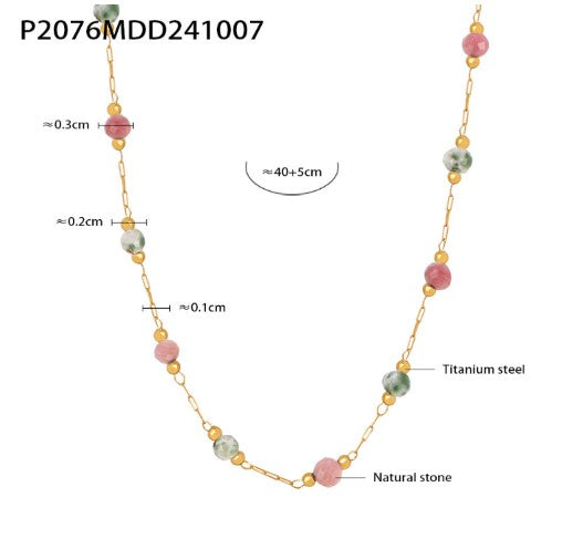 Lulu kőgyöngy nyaklánc