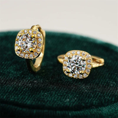 Nadine négyzet fülbevalók