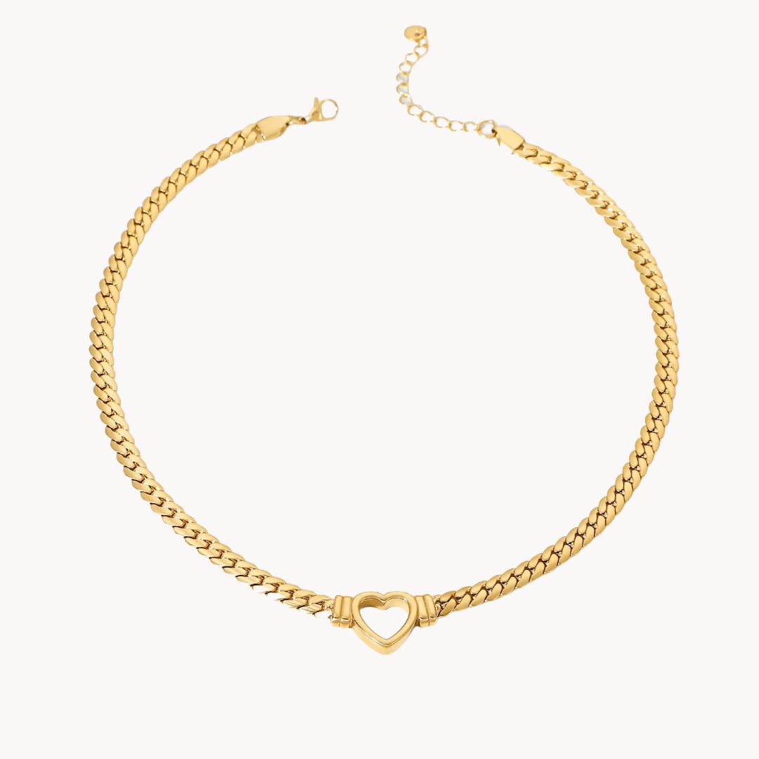 Gyönyörű szív nyaklánc