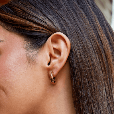 Arany színű Audrey fülbevalók