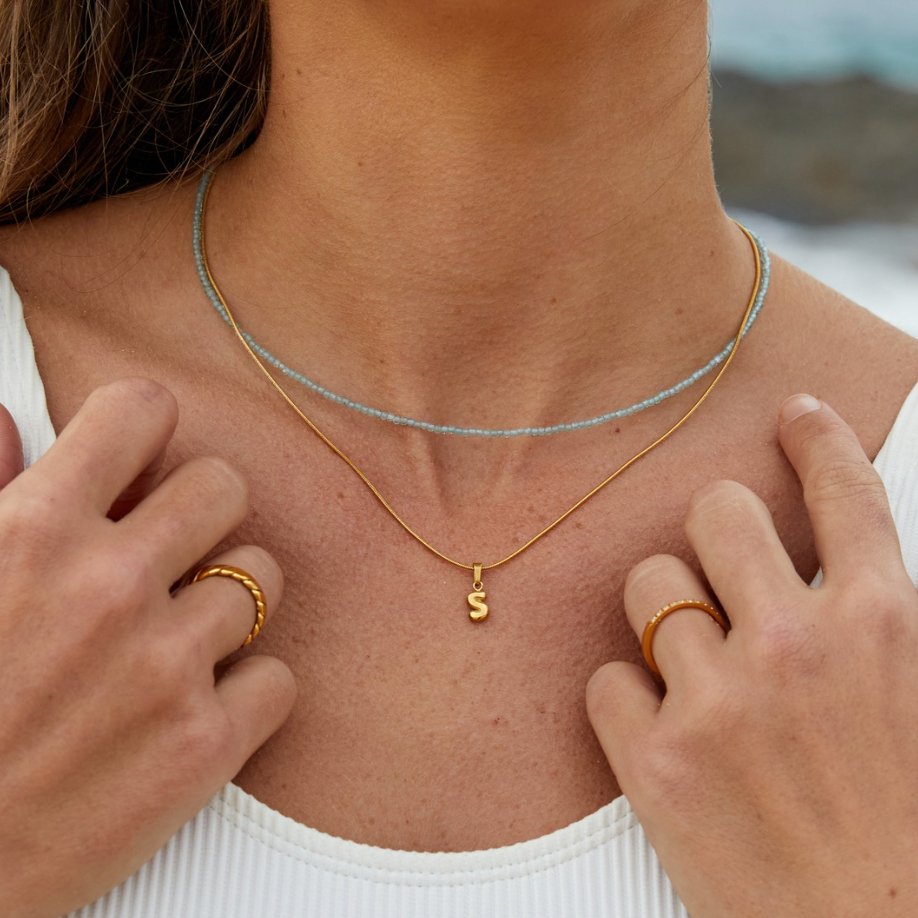 Buborékbetűs nyaklánc