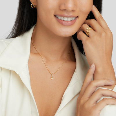 Buborékbetűs nyaklánc