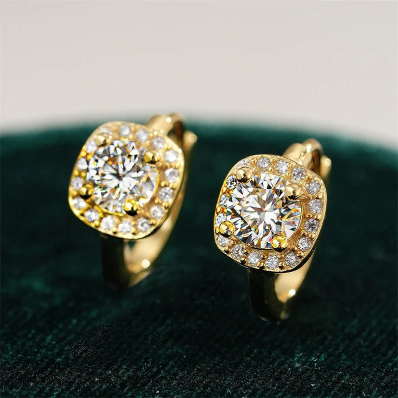 Nadine négyzet fülbevalók