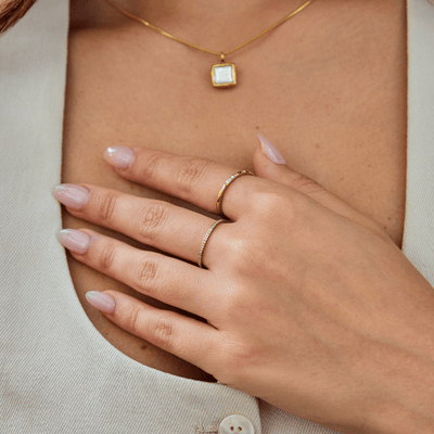 Kristály örök gyűrű