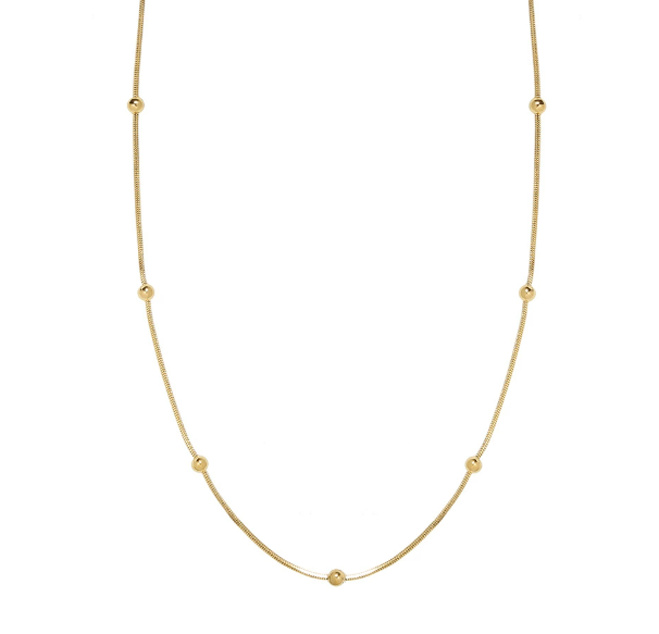 Niyah gyöngyös arany lánc nyaklánc