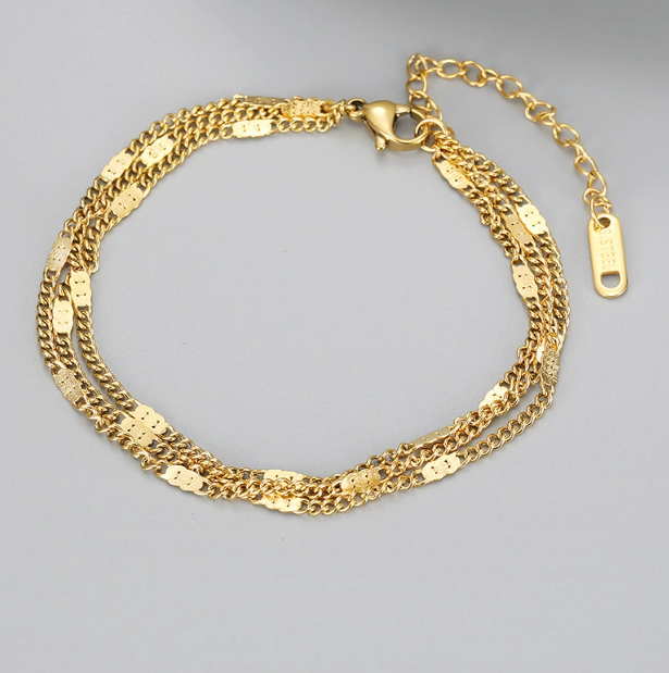 Háromrétegű Sabina karkötő