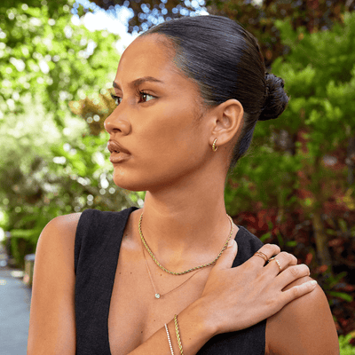 Layla Arany Csavaros Fülbevaló