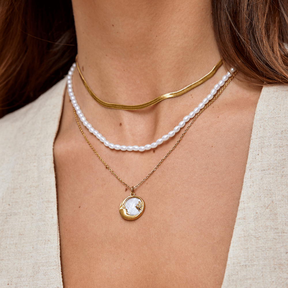 Arany színű kígyólánc nyaklánc Sarya