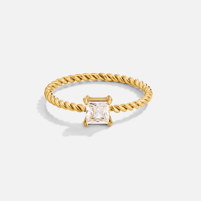 Sofía üveg fonott gyűrű